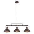 Load image into Gallery viewer, Farmhouze Light-Industrial Kitchen Linear Pot Lid Island Pendant Light-Chandelier-Antiqued Silver-