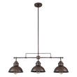 Load image into Gallery viewer, Farmhouze Light-Industrial Kitchen Linear Pot Lid Island Pendant Light-Chandelier-Antiqued Silver-