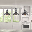 Load image into Gallery viewer, Farmhouze Light-Industrial Kitchen Linear Pot Lid Island Pendant Light-Chandelier-Antiqued Silver-
