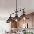 Load image into Gallery viewer, Farmhouze Light-Industrial Kitchen Linear Pot Lid Island Pendant Light-Chandelier-Oil-Rubbed Bronze-
