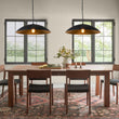 Load image into Gallery viewer, Farmhouze Light - Industrial Saucer Oversized Dome Pendant Light - Chandelier - Black -