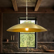 Load image into Gallery viewer, Farmhouze Light - Industrial Saucer Oversized Dome Pendant Light - Chandelier - Brass -