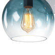 Load image into Gallery viewer, Farmhouze Light - Lake House Gradient Blue Glass Bubble Linear Island Chandelier - Chandelier - Blue -
