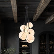 Load image into Gallery viewer, Farmhouze Light - Luxe Moody Style Cluster White Glass Globe Pendant Light - Chandelier - 3 - Light -