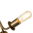 Load image into Gallery viewer, Farmhouze Light - Mid Century 4 - Light Frosted Glass Globe Semi Flush Mount - Ceiling Light - 4 Bulbs -