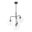 Load image into Gallery viewer, Farmhouze Light - Mid - Century 4 - Light Tiered Sputnik Glass Globe Chandelier - Chandelier - Oil - Rubbed Bronze -