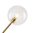 Load image into Gallery viewer, Farmhouze Light - Mid - Century 8 - Light Clear Glass Bubble Sputnik Chandelier - Chandelier - Black -
