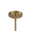 Load image into Gallery viewer, Farmhouze Light - Mid - Century Brass 6 - Light Glass Globe Sputnik Chandelier - Chandelier - Brass -