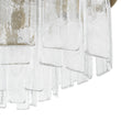 Load image into Gallery viewer, Farmhouze Light - Mid - Century Layered Textured Glass Round Ceiling Light - Chandelier - Brass -
