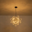 Load image into Gallery viewer, Farmhouze Light - Mid - Century Modern Brass Glass Globe Bubble Chandelier - Chandelier - Black -