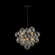 Load image into Gallery viewer, Farmhouze Light - Mid - Century Modern Brass Glass Globe Bubble Chandelier - Chandelier - Brass -