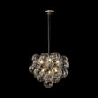 Load image into Gallery viewer, Farmhouze Light - Mid - Century Modern Brass Glass Globe Bubble Chandelier - Chandelier - Nickel -