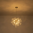 Load image into Gallery viewer, Farmhouze Light - Mid - Century Modern Brass Glass Globe Bubble Chandelier - Chandelier - Nickel -