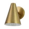Load image into Gallery viewer, Farmhouze Light - Mid - Century Stylish 1 - Light Metal Cone Bathroom Wall Lamp - Wall Sconce - Nickel -