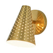 Load image into Gallery viewer, Farmhouze Light - Mid - Century Stylish 1 - Light Metal Cone Bathroom Wall Lamp - Wall Sconce - Nickel -