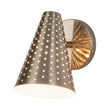 Load image into Gallery viewer, Farmhouze Light - Mid - Century Stylish 1 - Light Metal Cone Bathroom Wall Lamp - Wall Sconce - Nickel -
