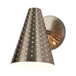 Load image into Gallery viewer, Farmhouze Light - Mid - Century Stylish 1 - Light Metal Cone Bathroom Wall Lamp - Wall Sconce - Nickel -