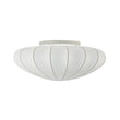Load image into Gallery viewer, Farmhouze Light - Mid - century White Silk Flush Mount Light - Ceiling Light - 15 in -