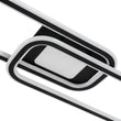 Load image into Gallery viewer, Farmhouze Light - Modern 2 - Light Linear Oblong Dimmable LED Semi Flush Mount - Ceiling Light - Black -