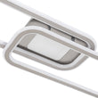 Load image into Gallery viewer, Farmhouze Light - Modern 2 - Light Linear Oblong Dimmable LED Semi Flush Mount - Ceiling Light - Nickel -