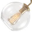Load image into Gallery viewer, Farmhouze Light - Modern 5 - Light Glass Globe Bubble Round Sputnik Chandelier - Chandelier - Clear + Black -