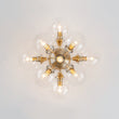 Load image into Gallery viewer, Farmhouze Light - Modern 9 - Light Cluster Glass Globe Bubble Ceiling Light - Ceiling Light - Brass -