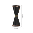Load image into Gallery viewer, Farmhouze Light - Modern Black Up and Down Cone Flush Mount Wall Sconce - Wall Sconce - 2 Packs -