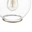 Load image into Gallery viewer, Farmhouze Light - Modern Brass 1 - Light Seeded Glass Globe Pendant - Pendant - Seeded Glass -