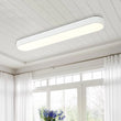 Load image into Gallery viewer, Farmhouze Light - Modern Dimmable LED Minimalism Oval Flush Mount Light - Ceiling Light - White -