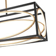 Load image into Gallery viewer, Farmhouze Light - Modern Dimmable LED Rectangle Cage Kitchen Island Pendant - Chandelier - 28.5 in -