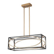 Load image into Gallery viewer, Farmhouze Light - Modern Dimmable LED Rectangle Cage Kitchen Island Pendant - Chandelier - 28.5 in -