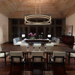 Load image into Gallery viewer, Farmhouze Light - Modern Dimmable LED Rectangle Cage Kitchen Island Pendant - Chandelier - 28.5 in -