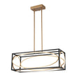 Load image into Gallery viewer, Farmhouze Light - Modern Dimmable LED Rectangle Cage Kitchen Island Pendant - Chandelier - 28.5 in -