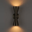 Load image into Gallery viewer, Farmhouze Light - Modern Double Cone 2 - Light Ambient Wall Sconce - Wall Sconce - Nickel -