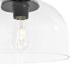 Load image into Gallery viewer, Farmhouze Light - Modern Farmhouse 1 - Light Simple Glass Dome Ceiling Light - Ceiling Light - Brass -