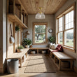 Load image into Gallery viewer, Farmhouze Light - Modern Farmhouse 1 - Light Simple Glass Dome Ceiling Light - Ceiling Light - Brass -