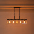 Load image into Gallery viewer, Farmhouze Light - Modern Farmhouse 5 - Light Glass Box Rectangle Island Chandelier - Chandelier - 5 - Light -