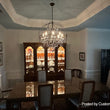 Load image into Gallery viewer, Farmhouze Light - Modern Farmhouse 8 - Light Crystal Orb Chandelier - Chandelier - Nickel -