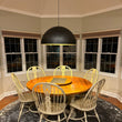 Load image into Gallery viewer, Farmhouze Light - Modern Farmhouse Oversized Dome Pendant - Chandelier - Grey White - 15 in. - M