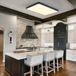 Load image into Gallery viewer, Farmhouze Light - Modern Large Rectangular Dimmable LED Ceiling Light - Ceiling Light - Black -