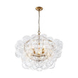 Load image into Gallery viewer, Farmhouze Light - Modern Luxe Brass Water Glass Globe Bubble Chandelier - Chandelier - 8 - Light -