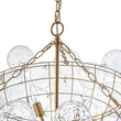 Load image into Gallery viewer, Farmhouze Light - Modern Luxe Brass Water Glass Globe Bubble Chandelier - Chandelier - 8 - Light -