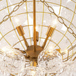 Load image into Gallery viewer, Farmhouze Light - Modern Luxe Brass Water Glass Globe Bubble Chandelier - Chandelier - 8 - Light -