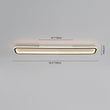 Load image into Gallery viewer, Farmhouze Light - Modern Oblong Dimmable LED Semi Flush Mount Ceiling Light - Ceiling Light - 39in -
