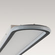Load image into Gallery viewer, Farmhouze Light-Modern Oval LED Semi Flush Mount Ceiling Light-Ceiling Light-3000K - Warm Lighting-