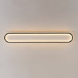 Load image into Gallery viewer, Farmhouze Light-Modern Oval LED Semi Flush Mount Ceiling Light-Ceiling Light-3000K - Warm Lighting-
