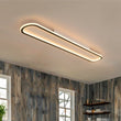 Load image into Gallery viewer, Farmhouze Light - Modern Oval LED Semi Flush Mount Ceiling Light - Ceiling Light - 3000K - Warm Lighting -