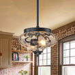 Load image into Gallery viewer, Farmhouze Light - Modern Round Water Glass Ceiling Pendant Light - Pendant - Black - 1 Pack -