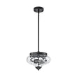 Load image into Gallery viewer, Farmhouze Light - Modern Round Water Glass Ceiling Pendant Light - Pendant - Black - 2 Packs -