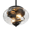 Load image into Gallery viewer, Farmhouze Light - Modern Round Water Glass Ceiling Pendant Light - Pendant - Black - 2 Packs -